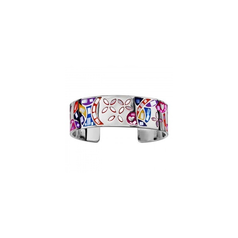 Bracelet Stella Mia Acier & Nacre Multicolor Fleurs -127229 Bracelet Stella Mia Acier & Nacre Multicolor Fleurs -127229