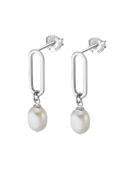 Lotus Silver Boucles D'Oreilles Femme Argent Perle LP3408-4/1