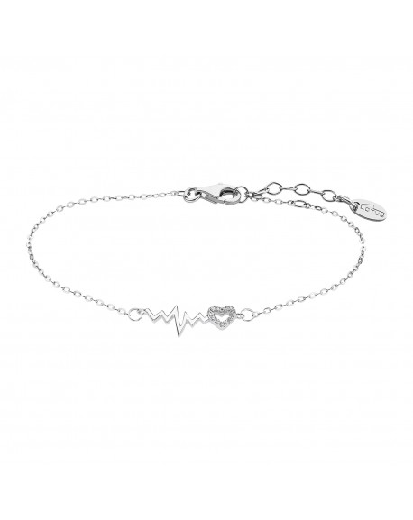 Lotus Silver Bracelet Femme Argent Et Strass Coeur LP3041-2/1