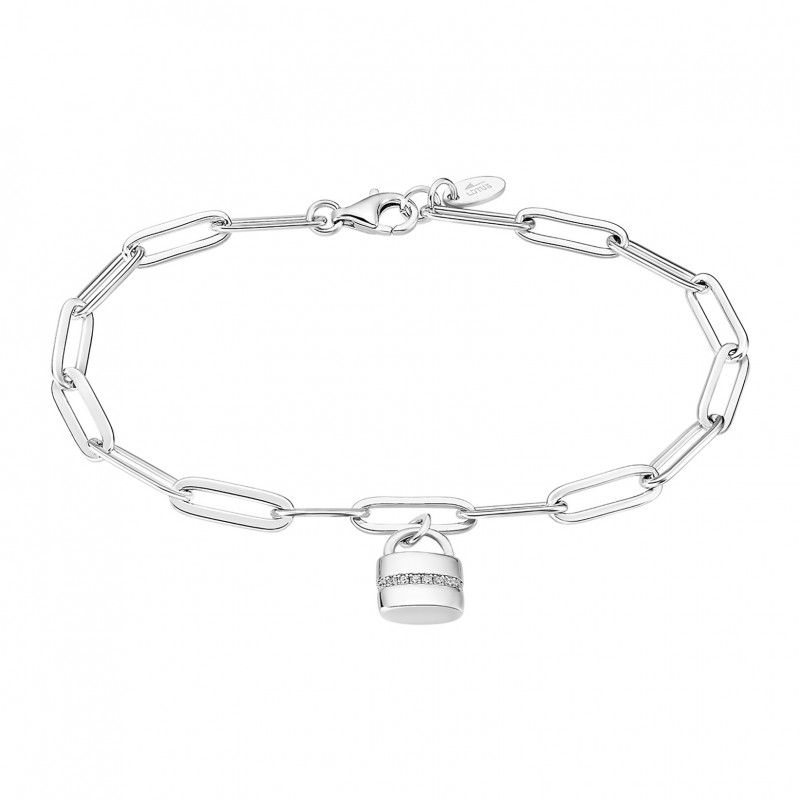 Lotus Silver Bracelet Femme Argent Avec Cadenas LP3417-2/1 Lotus Silver Bracelet Femme Argent Avec Cadenas LP3417-2/1