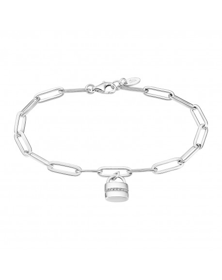 Lotus Silver Bracelet Femme Argent Avec Cadenas LP3417-2/1