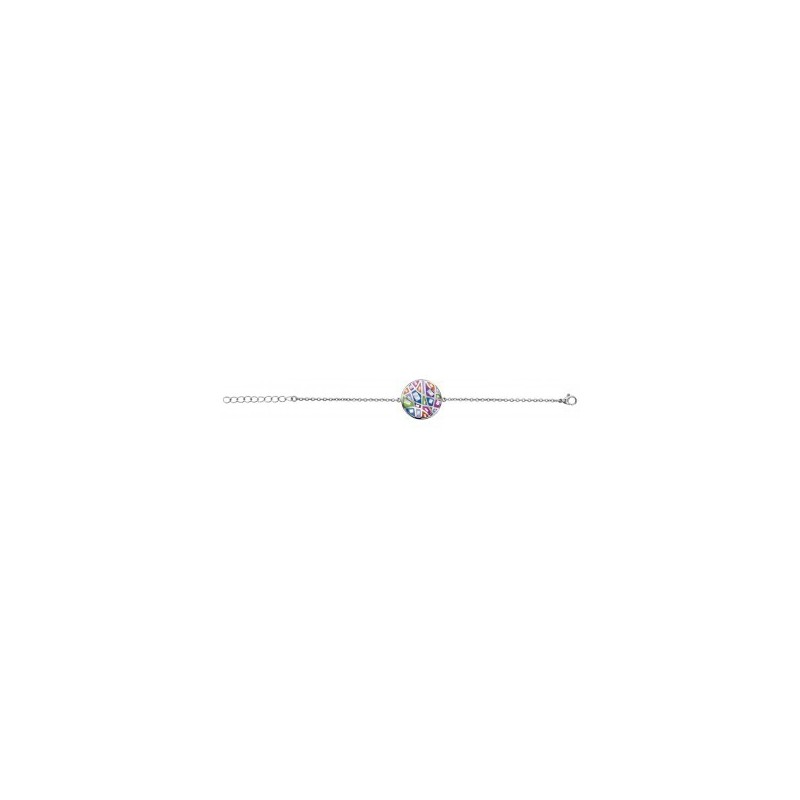 Bracelet Stella Mia Acier & Nacre Multicolor -127236 Bracelet Stella Mia Acier & Nacre Multicolor -127236