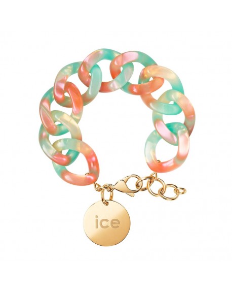 Ice Jewellery Chain Bracelet Turquoise Nude - Gold 020997