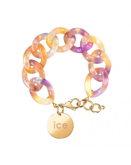 Ice Jewellery Chain Bracelet Purple Lime - Gold 020998