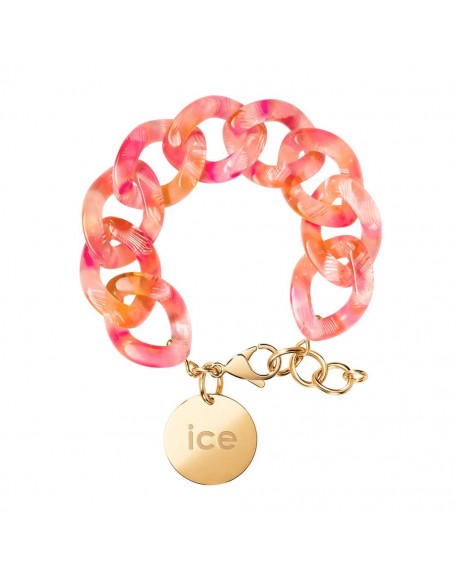 Ice Jewellery Chain Bracelet Pink Yellow - Gold 020999