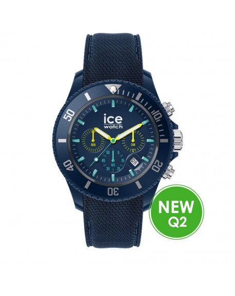 Ice Watch Chrono Blue Lime Large Montre Homme 020617