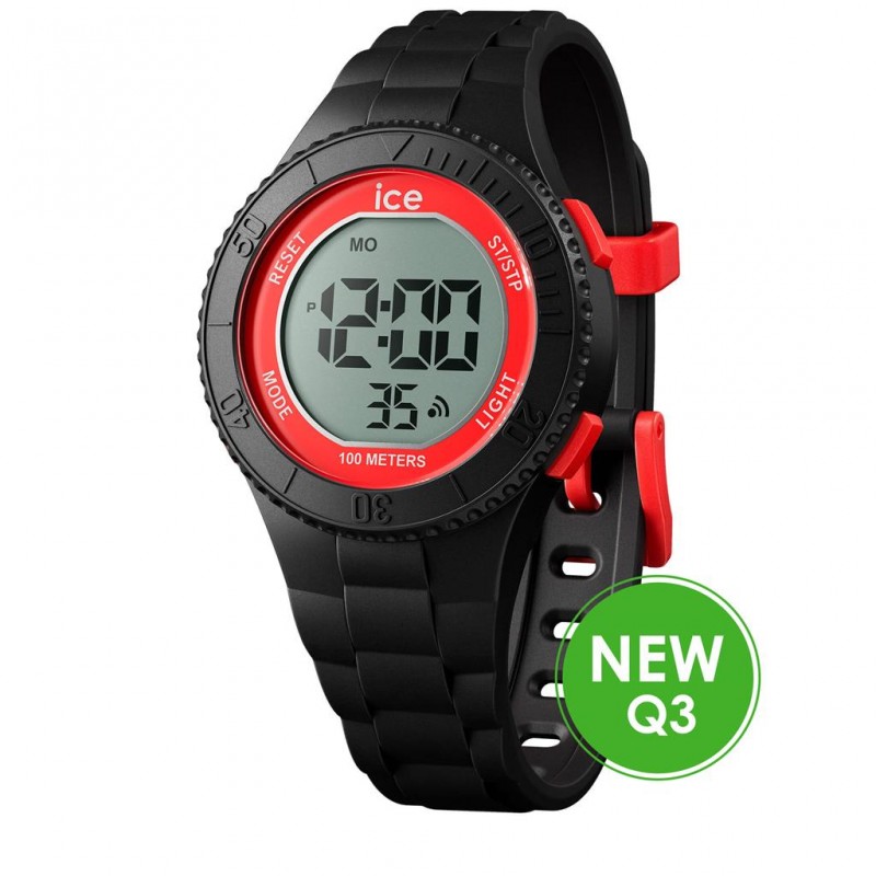 Ice Watch Digit Black Spider Montre Enfant Noir Extra Small 021007 Ice Watch Digit Black Spider Montre Enfant Noir Extra Small 021007