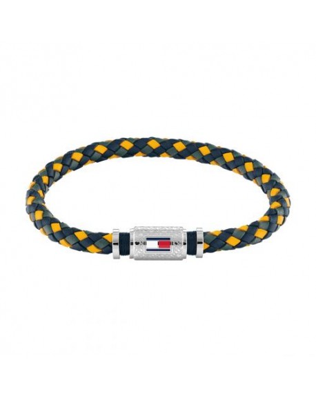 Tommy Hilfiger Bracelet Homme Acier Cuir Multicolore 2790455