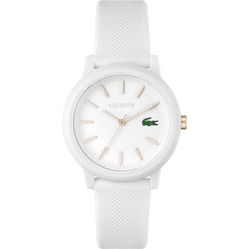Lacoste 12.12 Montre Femme Silicone Blanc 2001211 Lacoste 12.12 Montre Femme Silicone Blanc 2001211