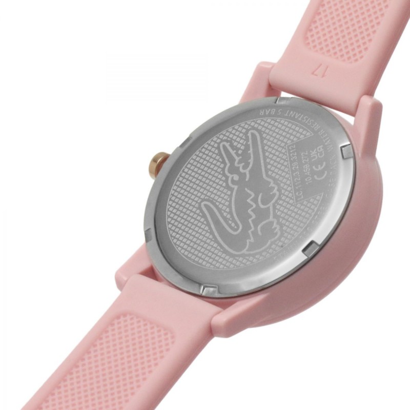 Lacoste 12.12 Montre Femme Silicone Rose
