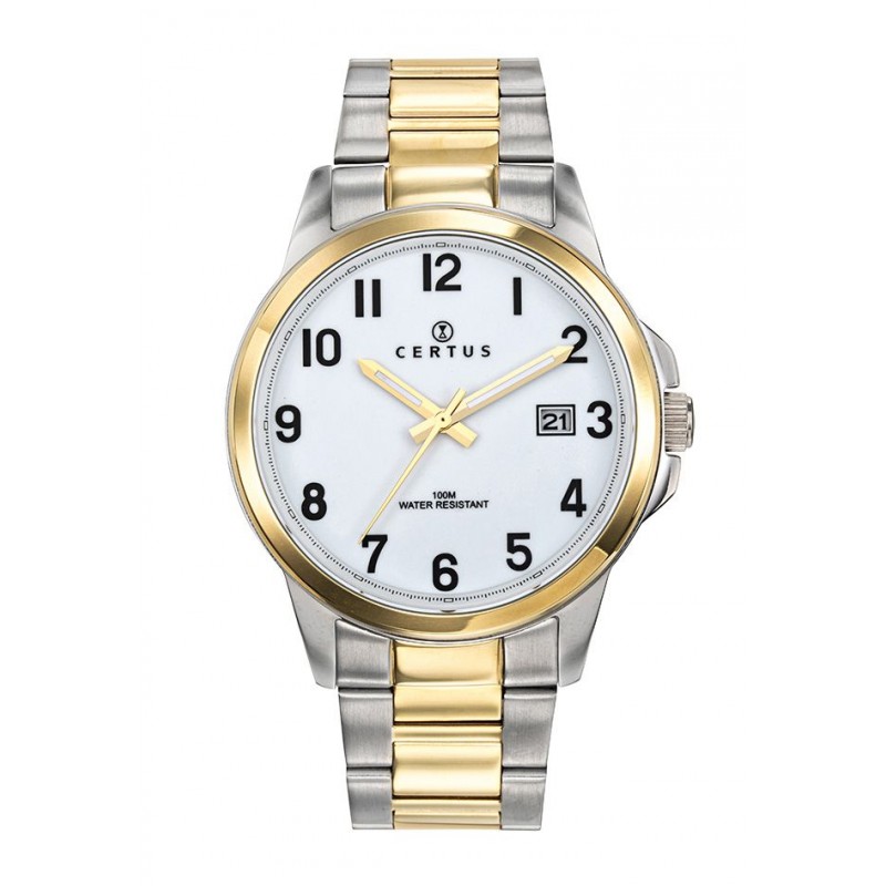 Montre Certus Homme Acier Bicolore 616388 Montre Certus Homme Acier Bicolore 616388