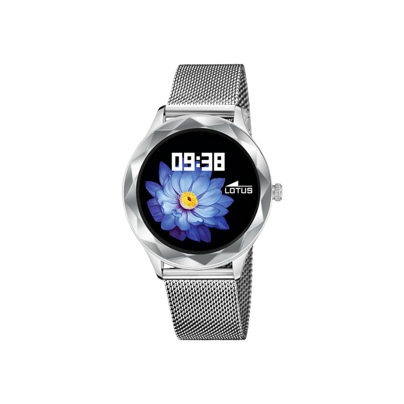 Lotus Connectée Montre Femme Acier Milanais Argenté 50035/1