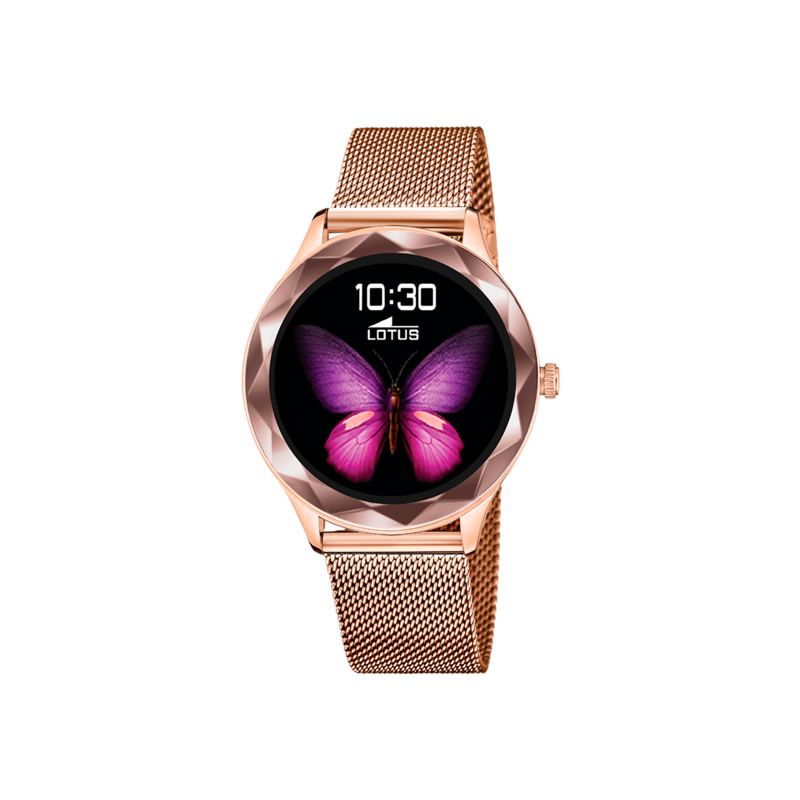 Lotus Connectée Montre Femme Acier Milanais Doré Rose 50036/1 Lotus Connectée Montre Femme Acier Milanais Doré Rose 50036/1
