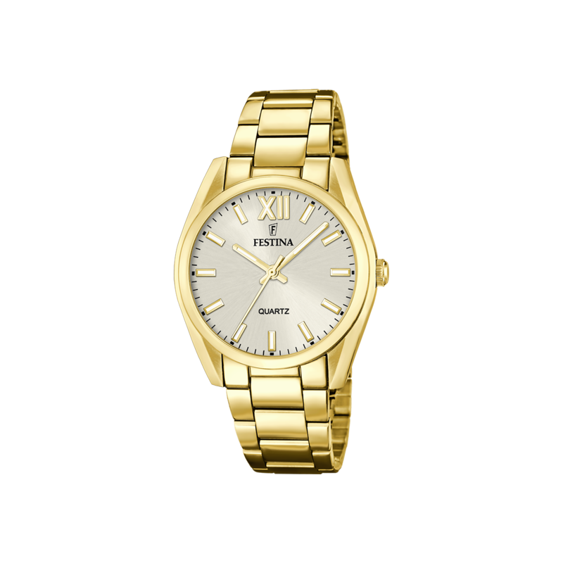 Festina Boyfriend Montre Femme Acier Doré F20640/1 Festina Boyfriend Montre Femme Acier Doré F20640/1