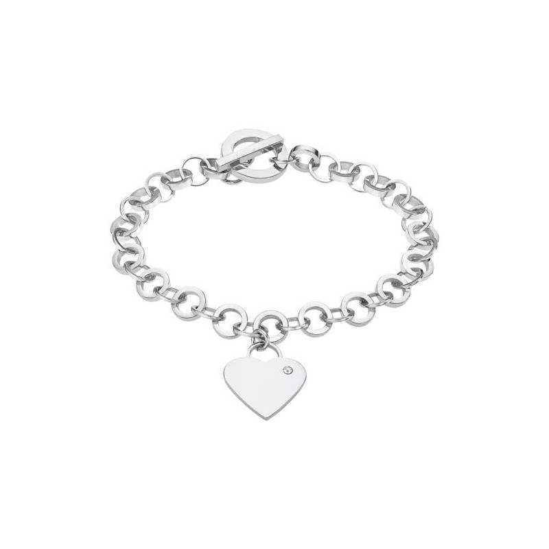 Lotus Style Bracelet Femme Acier Et Breloque Cœur LS2271-2/1 Lotus Style Bracelet Femme Acier Et Breloque Cœur LS2271-2/1