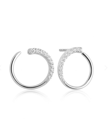 Sif Jakobs Portofino Boucles D'Oreilles Femme Argent SJ-E12012-CZ-SS