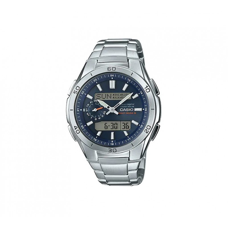 Casio Montre Homme Acier WVA-M650D-2AER - 100 Mètres Casio Montre Homme Acier WVA-M650D-2AER - 100 Mètres
