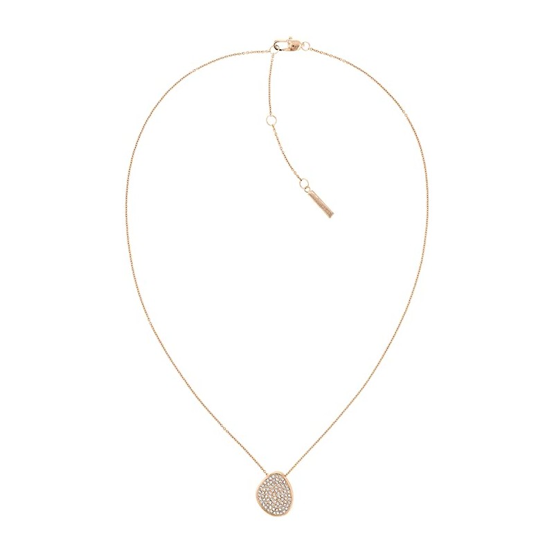 Calvin Klein Collier Femme Acier Doré Rose 35000225 Calvin Klein Collier Femme Acier Doré Rose 35000225