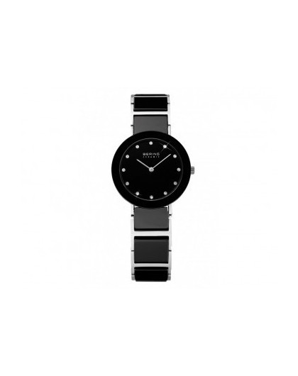 Montre Bering Femme Swarovski Céramique Noir 11422-742