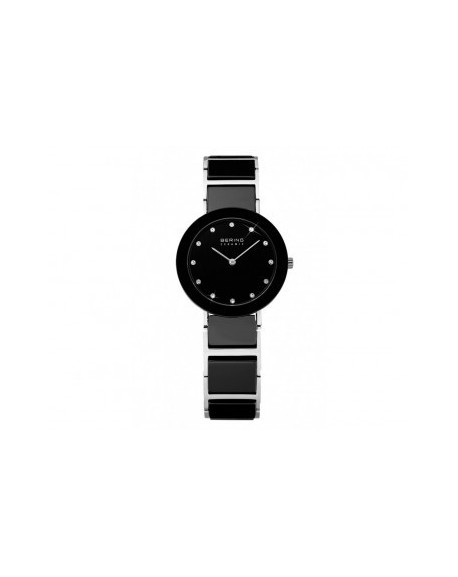 Montre Bering Femme Swarovski Céramique Noir 11422-742