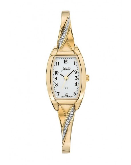 Joalia Montre Femme Acier Doré Et Strass 630634