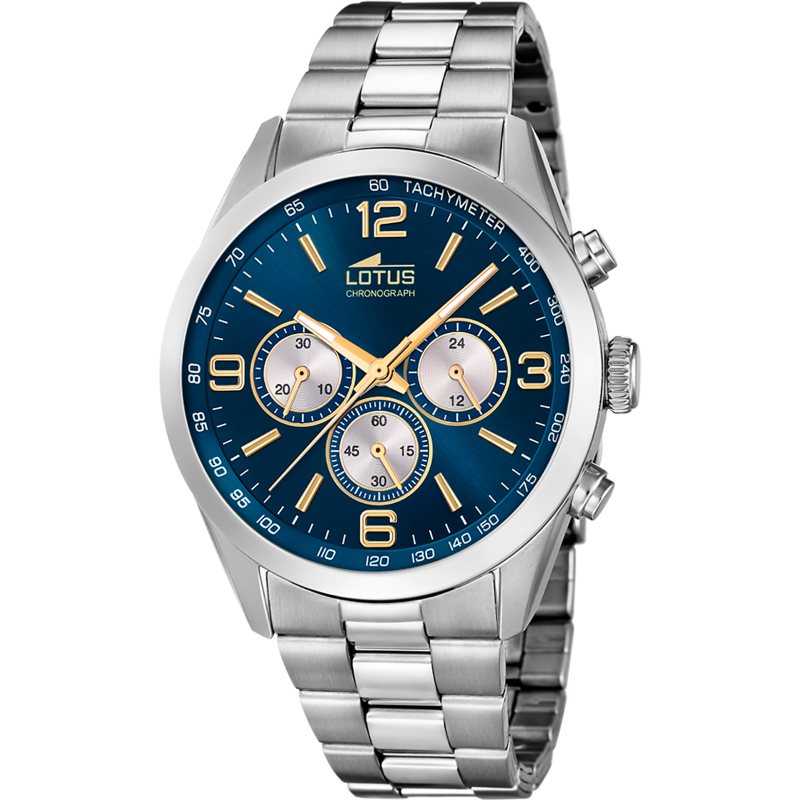 Lotus Montre Minimalist Homme Chrono Acier 18152/G Lotus Montre Minimalist Homme Chrono Acier 18152/G