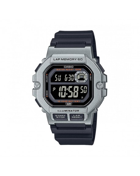 Casio Montre Homme Chrono Résine Noire WS-1400H-1BVEF