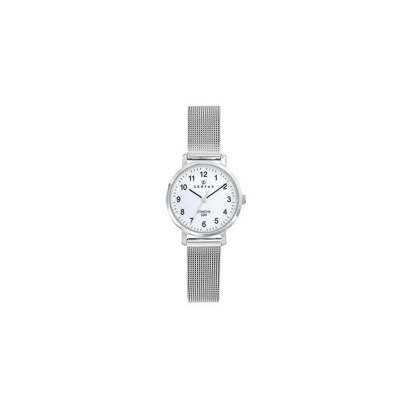 Certus Montre Femme Acier Argenté Milanais 641356 Certus Montre Femme Acier Argenté Milanais 641356