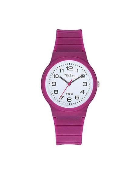 Tekday Montre Junior Silicone Violet 654809