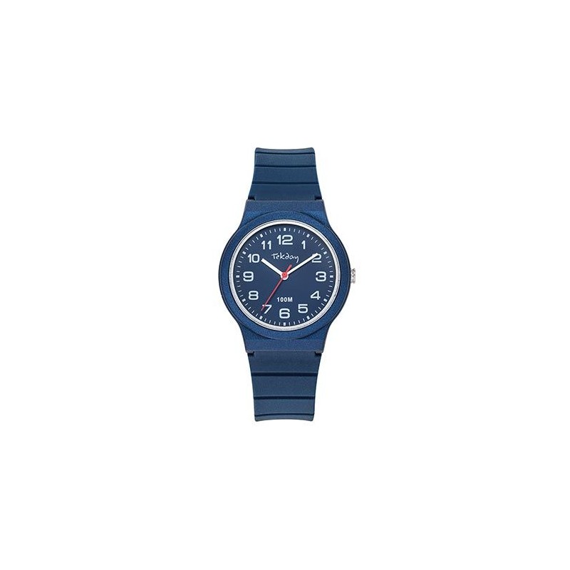 Tekday Montre Junior Silicone Bleu 654811 Tekday Montre Junior Silicone Bleu 654811