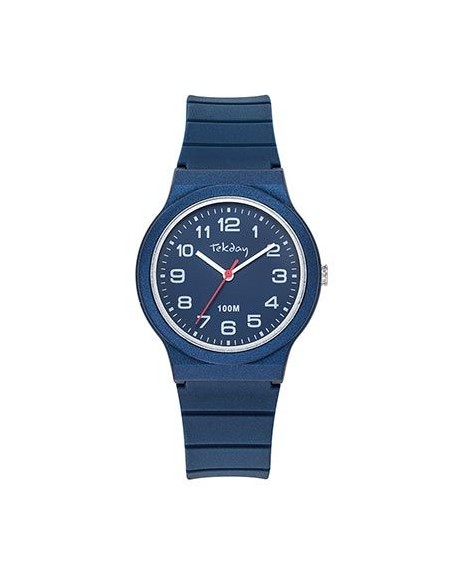 Tekday Montre Junior Silicone Bleu 654811