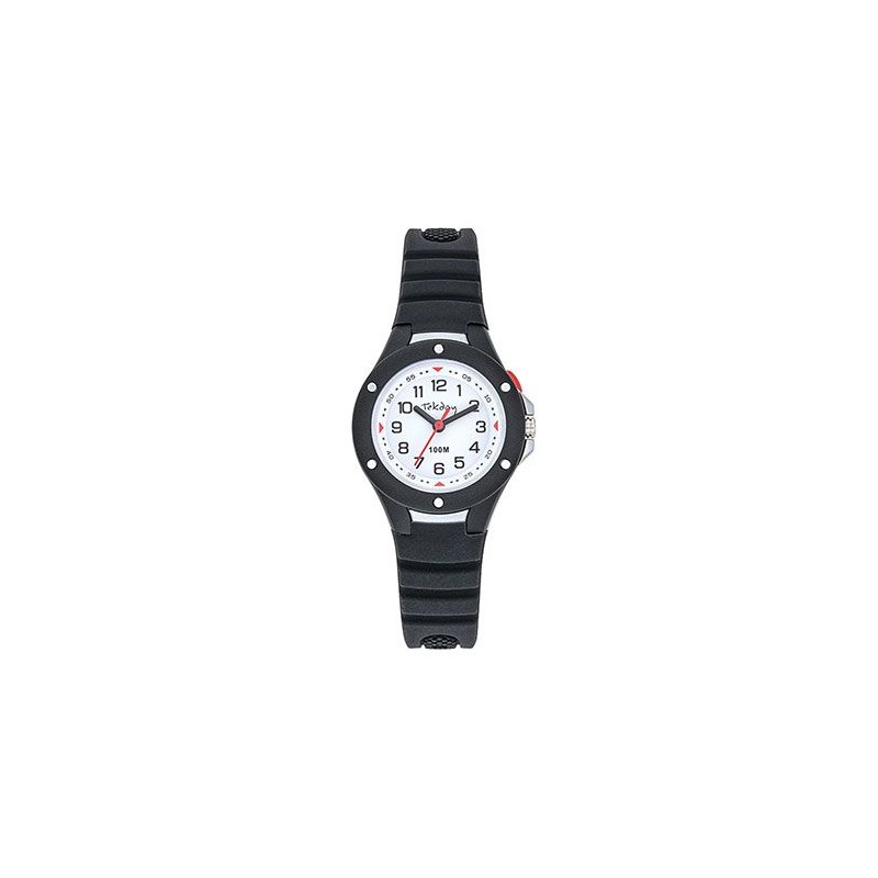 Tekday Montre Junior Silicone Noir 654814 Tekday Montre Junior Silicone Noir 654814