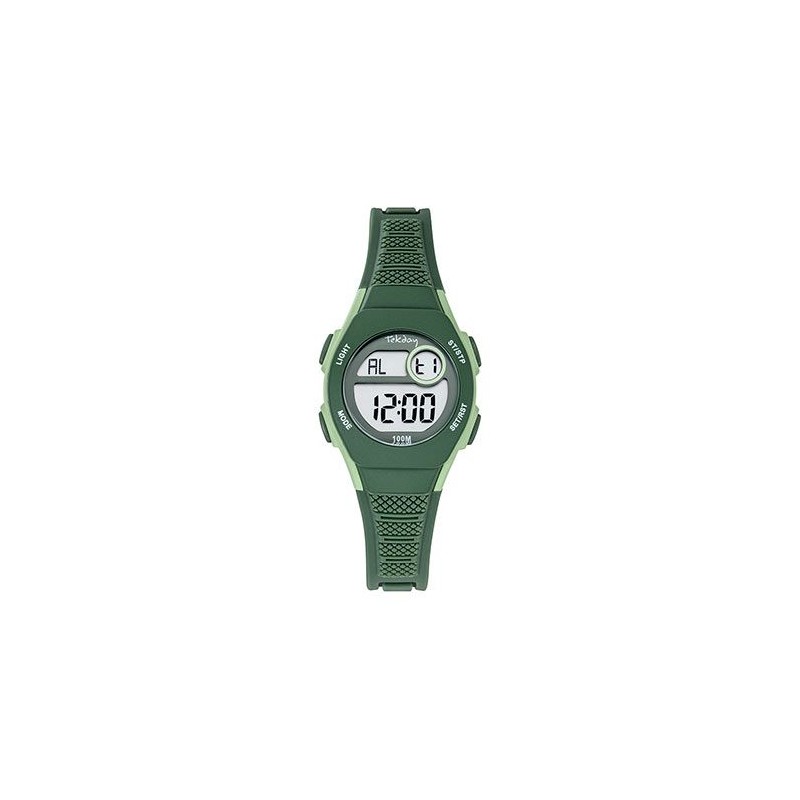 Tekday Montre Junior Silicone Vert 654815 Tekday Montre Junior Silicone Vert 654815