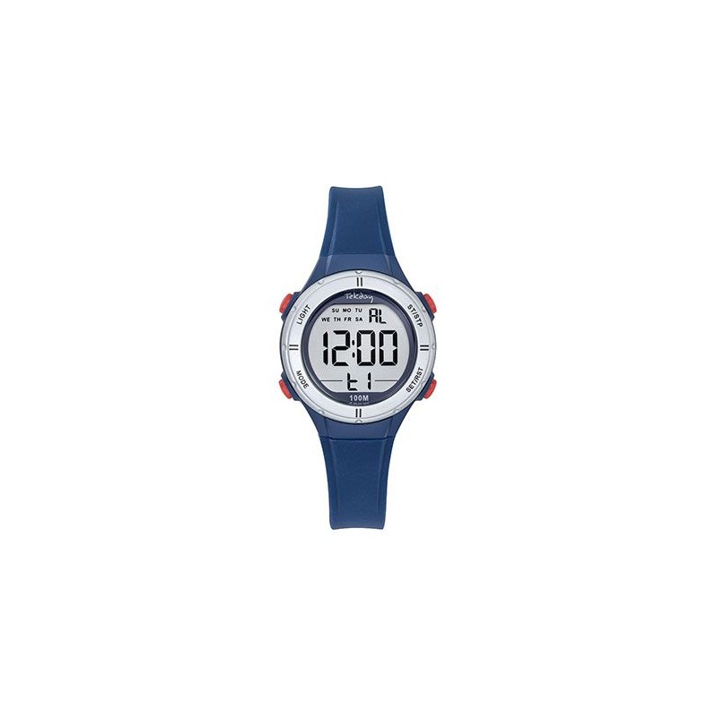 Tekday Montre Junior Silicone Bleu 654820 Tekday Montre Junior Silicone Bleu 654820