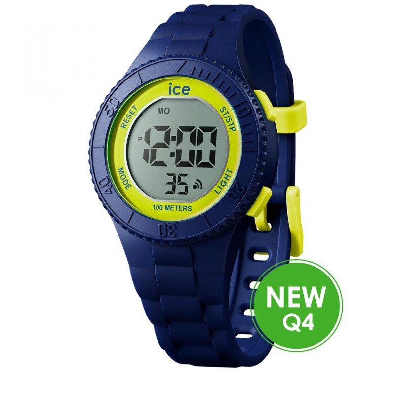 Ice Watch Digit Navy Yellow Montre Enfant Bleu Extra Small 021273