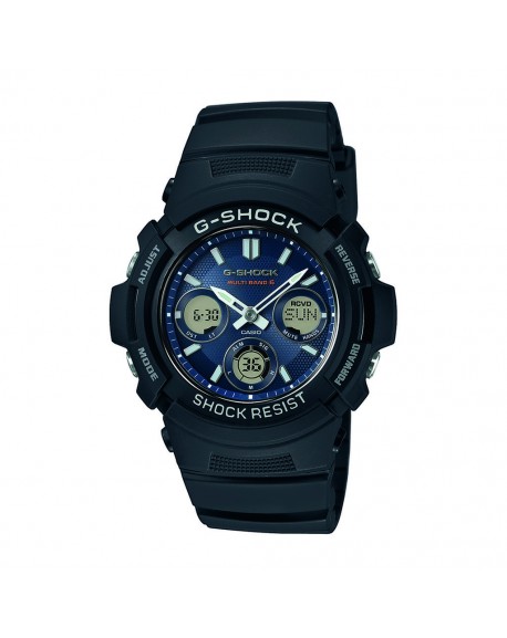 Montre Casio Homme Résine Noire AWG-M100SB-2AER