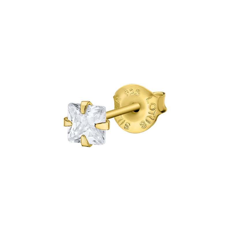 Lotus Silver Bijoux D'Oreille Femme Argent Doré Et Strass LP3379-9/2