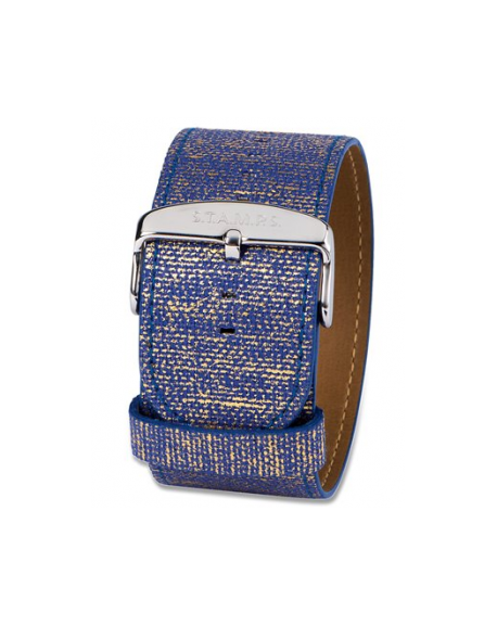 Bracelet Montre STAMPS 104923-2700 Antique Leather Blue