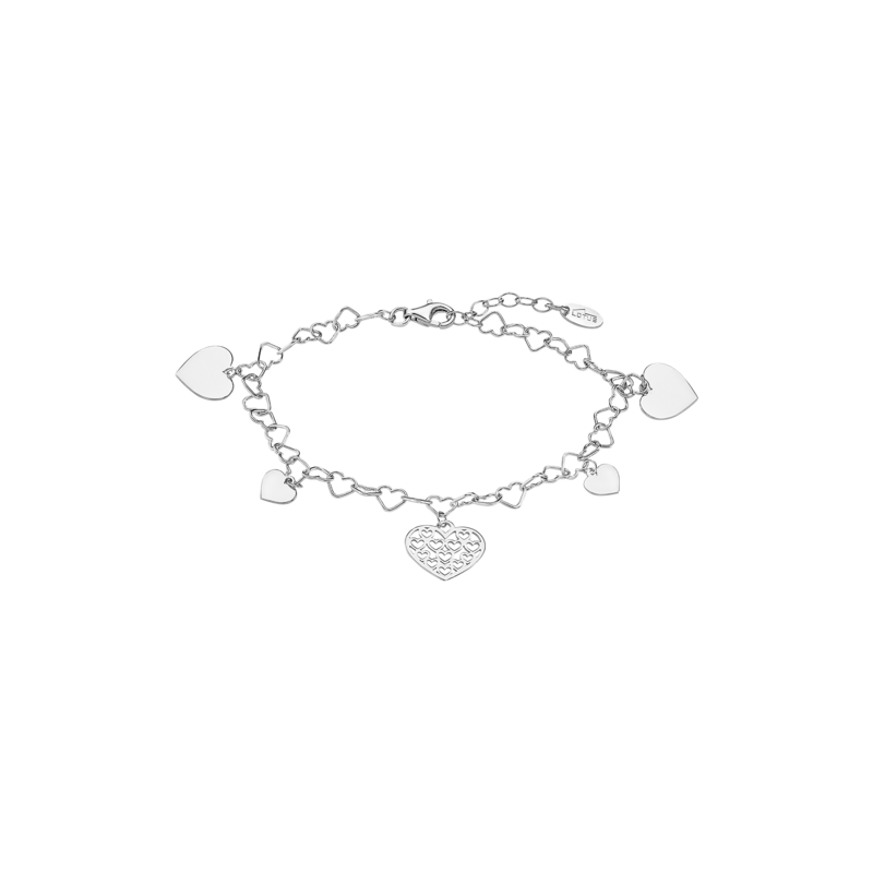 Lotus Silver Bracelet Femme Argent Pampilles Cœurs LP3502-2/1 Lotus Silver Bracelet Femme Argent Pampilles Cœurs LP3502-2/1