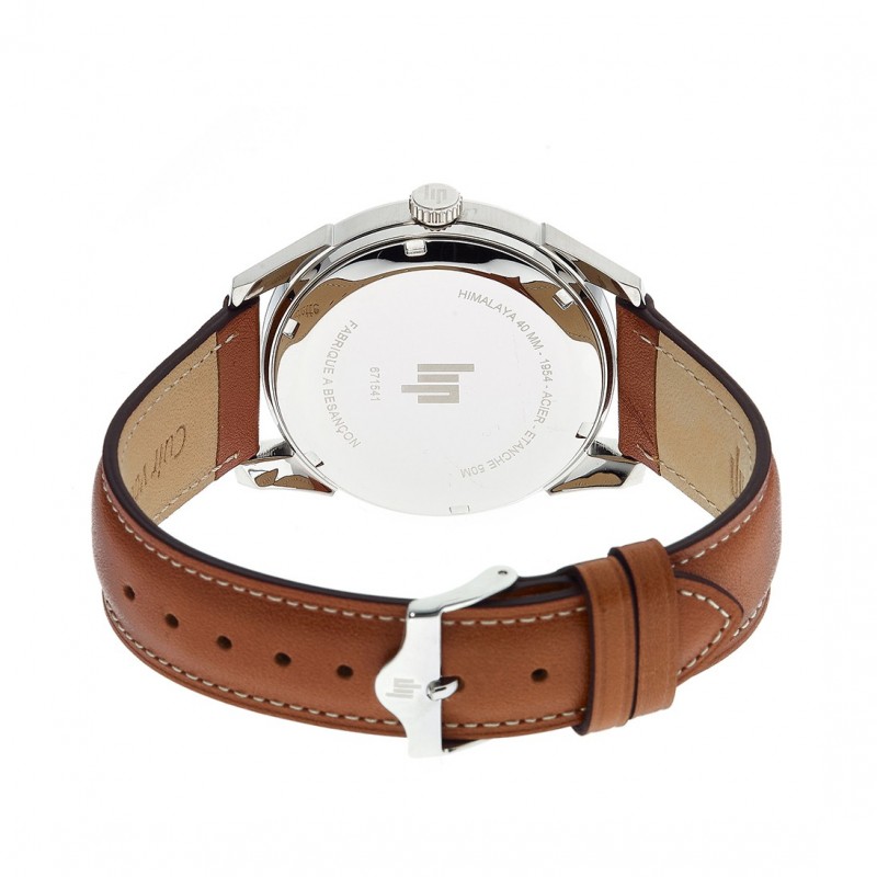 Montre Homme Out Of Order Chronographe Quartz - Acier, Cadran Crème, Cuir Marron, étanche 100m