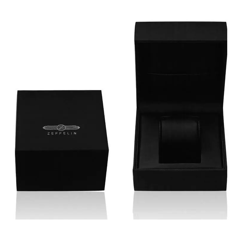 Zeppelin LZ126 Los Angeles Big Date GMT 8644 – Orologio Uomo Quarzo, Pelle, Doppio Fuso Orario, 5 ATM