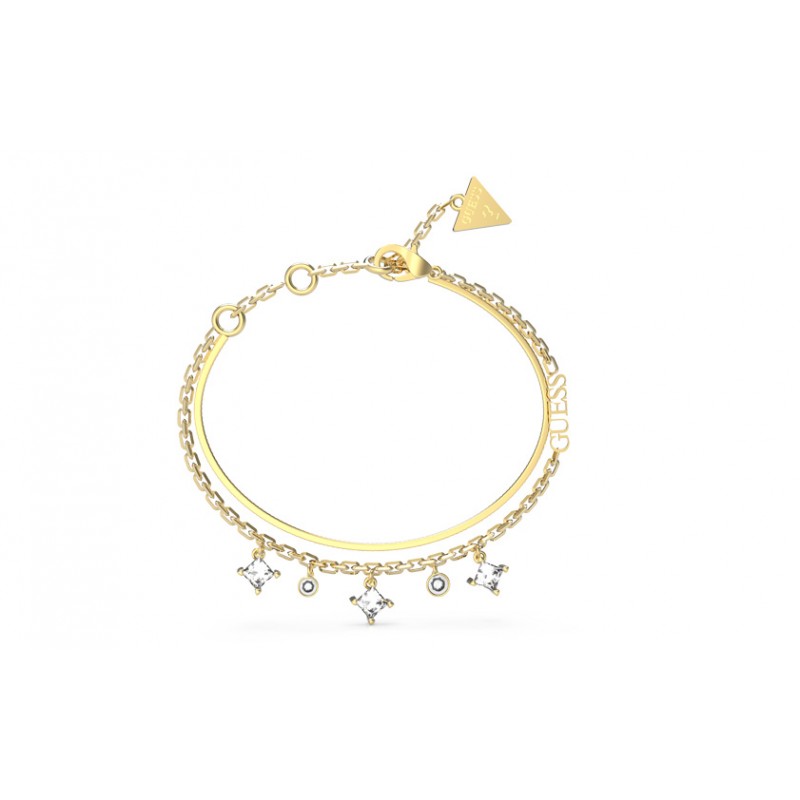 Guess Perfect Liaison Bracelet Acier Doré JUBB03068JWYGWH Guess Perfect Liaison Bracelet Acier Doré JUBB03068JWYGWH