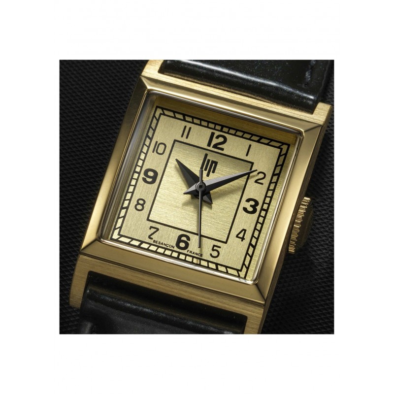 Montre Femme LIP Vintage Chic - Bracelet Doré Acier Quartz (Non Testée)
