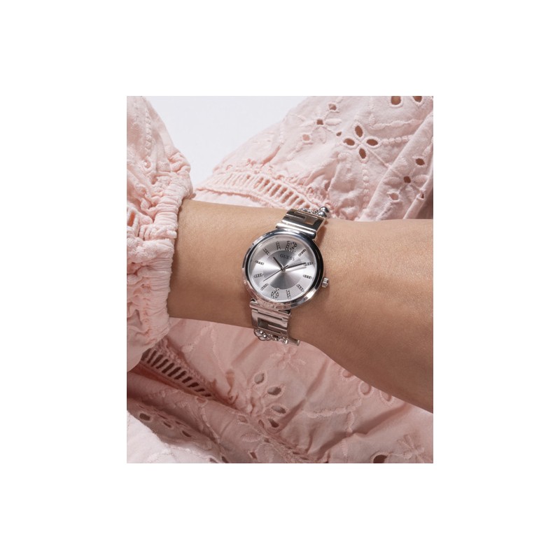 Guess G Cluster Montre Femme Acier GW0545L1