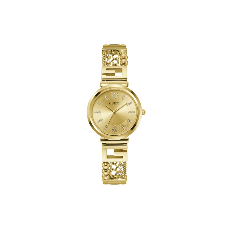 Montre GUESS Femme Chic – Or Et Acier Inoxydable, Mouvement Quartz, Neuve Avec étiquettes