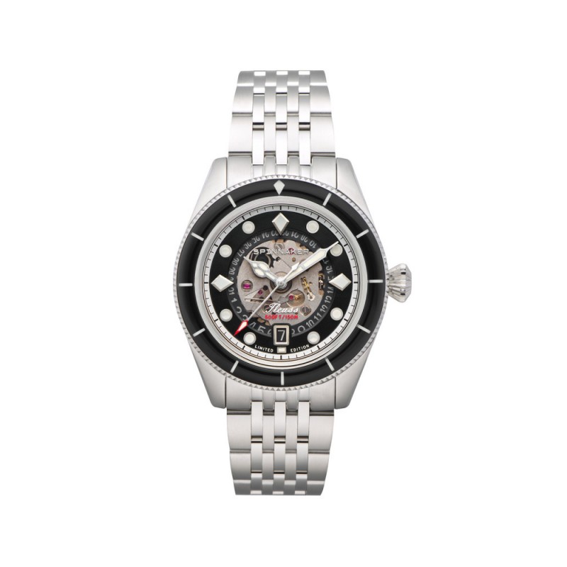 Spinnaker Fleuss Vintage Automatic Montre Homme Automatique Acier SP-5116-11 Spinnaker Fleuss Vintage Automatic Montre Homme Automatique Acier SP-5116-11