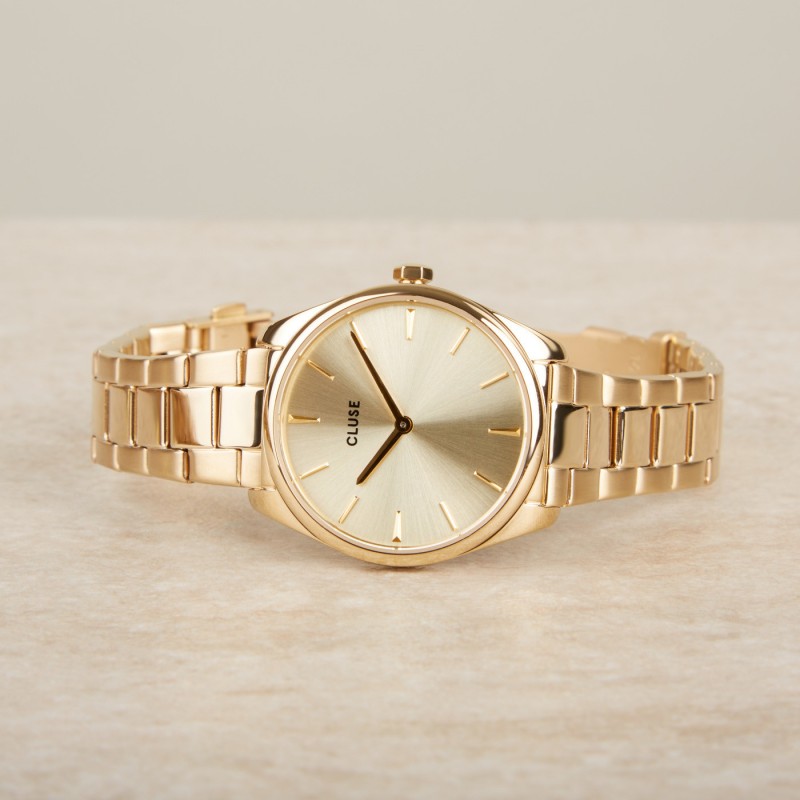 CLUSE Féroce Petite Montre Femme Acier Doré CW11212