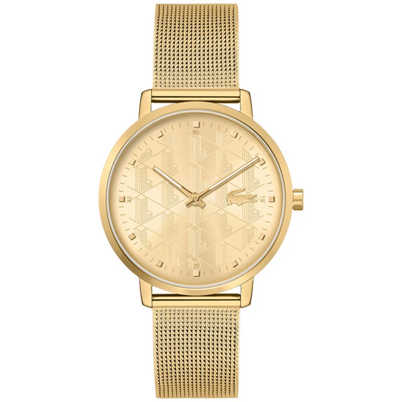Lacoste Crocorigin Montre Femme Acier Doré Milanais 2001309