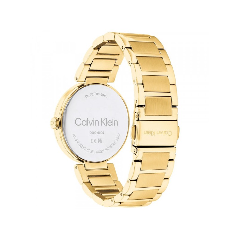 Calvin Klein Montre Femme Acier Doré Milanais 25200150