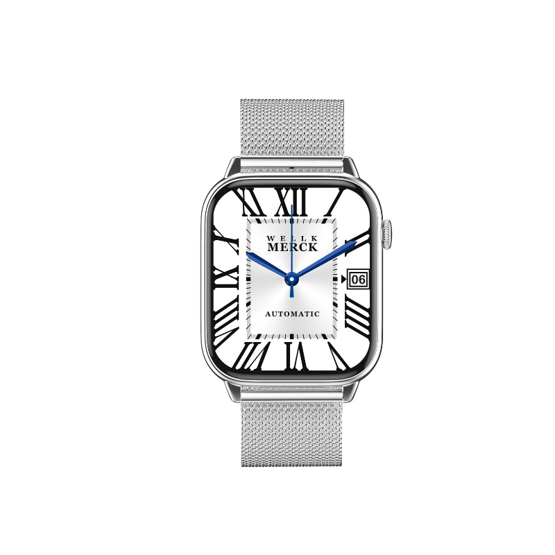 Tekday Montre Connectée Mixte Acier Milanais 656506